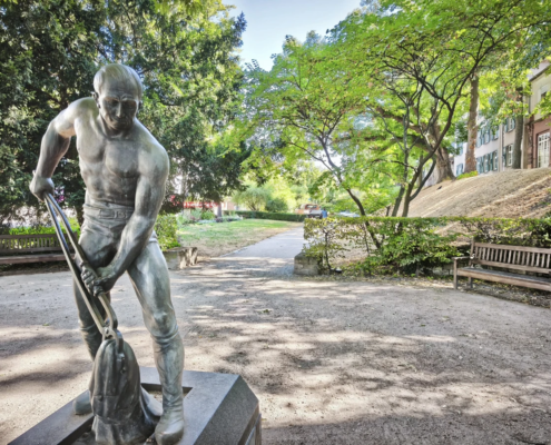 Denkmal Lederarbeiter Stadtmauergraben