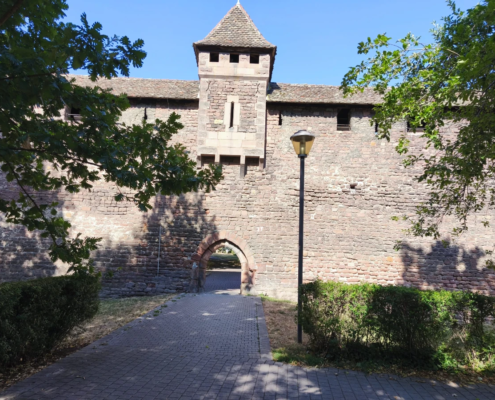 Stadtmauer ehem Nibelungenmuseum